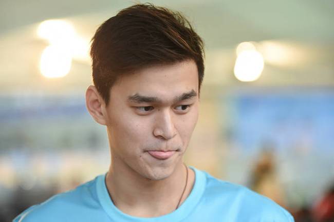 孙杨不在奥运名单 之前曾入选游泳队奥运集训名单